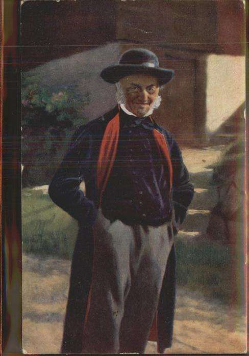 Hoffmann Heinrich Nr. 236 Dorfschulze Tracht Schwarzwald