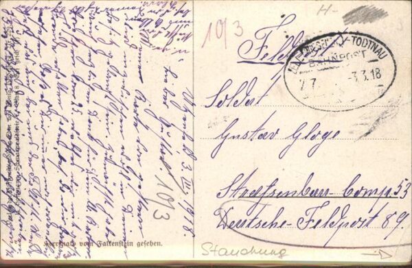 Hoffmann Heinrich Nr. 229 Herrenalb Falkenstein – Bild 2