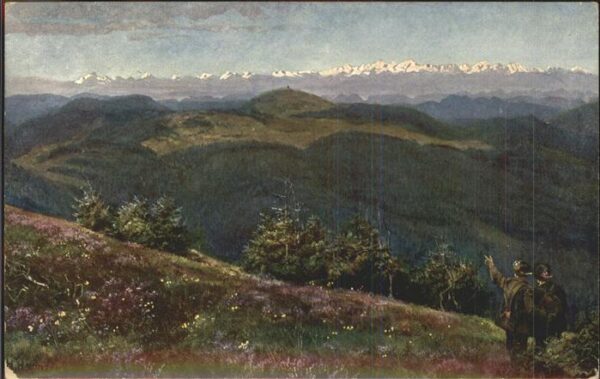 Hoffmann Heinrich Feldberg Herzogenhorn Alpenkette Schwar