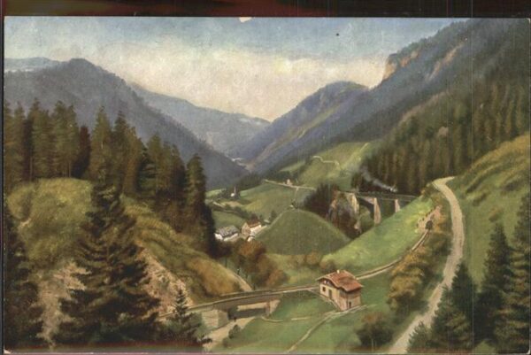 Hoffmann Heinrich Nr. 12 Höllental Ravennaschlucht Schwar