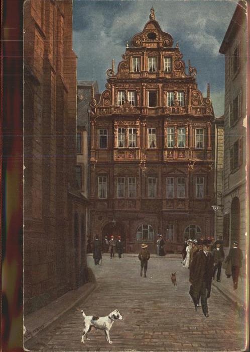 Hoffmann Heinrich Nr. 758 Heidelberg Hotel-Restaurant Zum