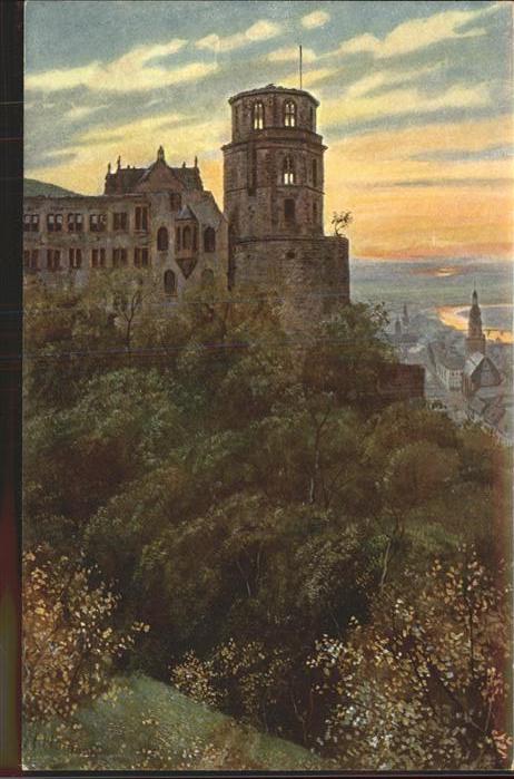 Hoffmann Heinrich Nr. 466 Heidelberg Schloss