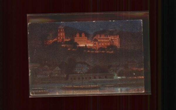 Hoffmann Heinrich Nr. 121 Heidelberg Schlossbeleuchtung H