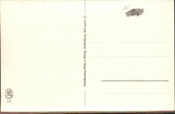 Hoffmann Heinrich Nr. 732 Heidelberg Schloss – Bild 2