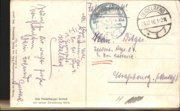 Hoffmann Heinrich Nr. 731 Heidelberg Schloss – Bild 2