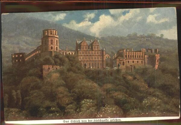 Hoffmann Heinrich Heidelberg Schloss Kirchgasse