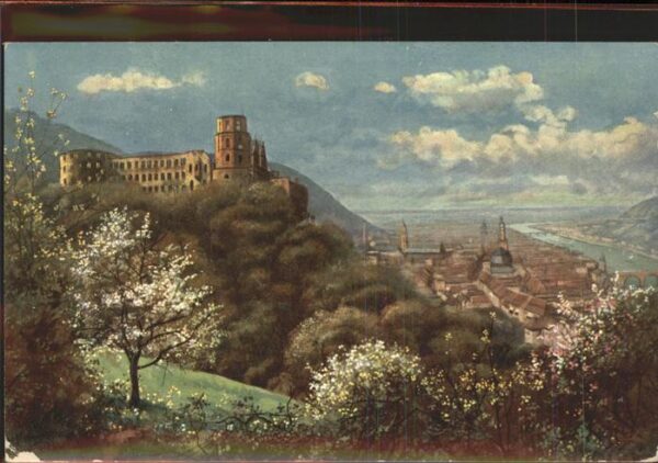 Hoffmann Heinrich Nr. 598 Schloß Alt-Heidelberg