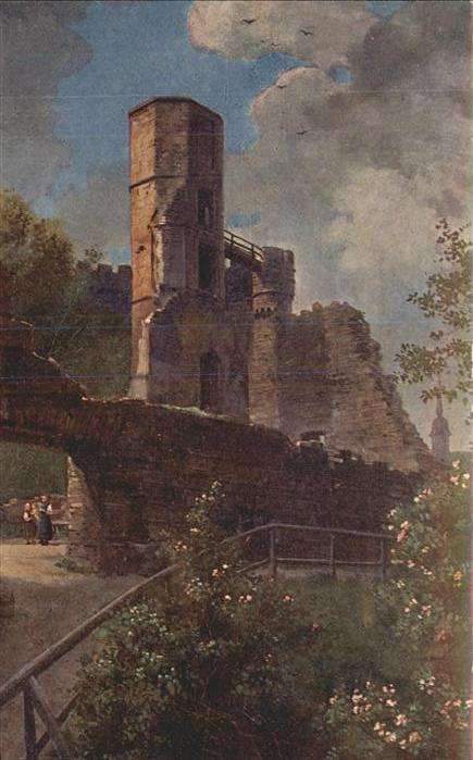 Hoffmann Heinrich Nr. 740 Burgruine Dilsberg