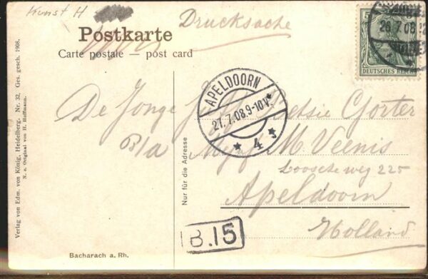 Hoffmann Heinrich Nr. 32 Bacharach am Rhein – Bild 2