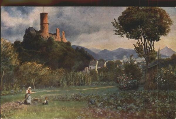 Hoffmann Heinrich Nr. 106 Ruine Godesberg Siebengebirge