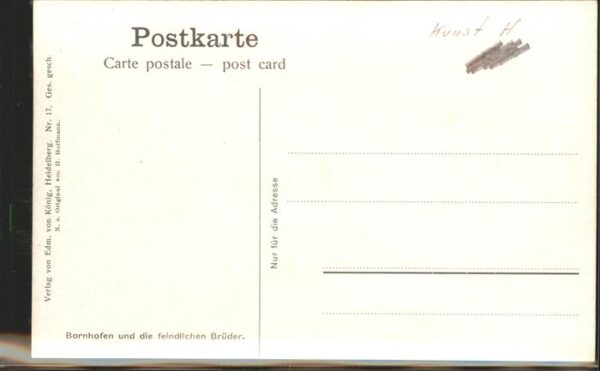 Hoffmann Heinrich Nr. 17 Bornhofen die feindlichen Brüder – Bild 2