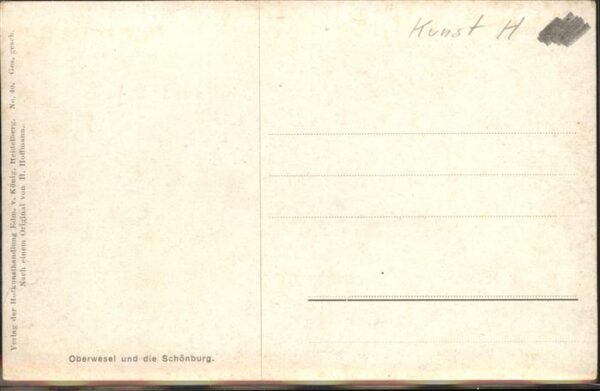 Hoffmann Heinrich Nr. 40 Oberwesel Schönburg – Bild 2