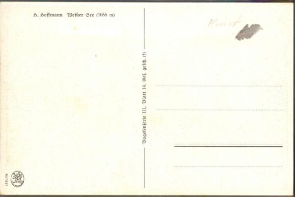Hoffmann Heinrich Nr. M/1221 Weißer See Kühe – Bild 2