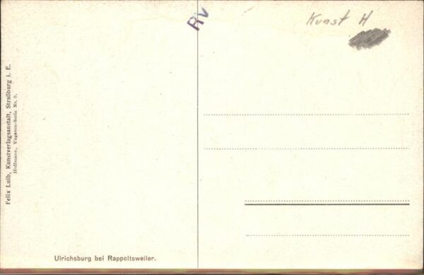 Hoffmann Heinrich Nr. 9 Ulrichsburg Rappoltsweiler – Bild 2