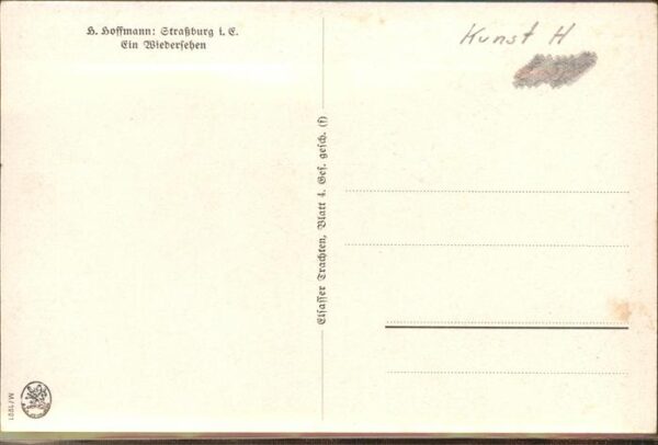 Hoffmann Heinrich Straßburg Trachten Elsass Blatt 4 – Bild 2