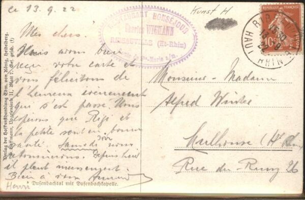 Hoffmann Heinrich Dusenbachtal Dusenbachkapelle Vogesense – Bild 2