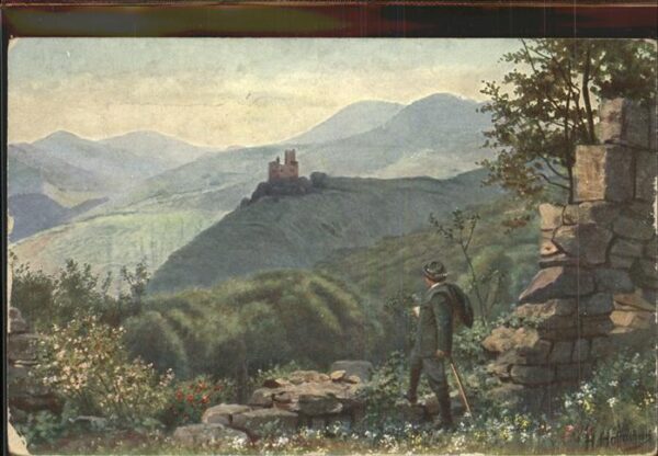 Hoffmann Heinrich Spesburg Hohwald Vogesenserie I Blatt 5