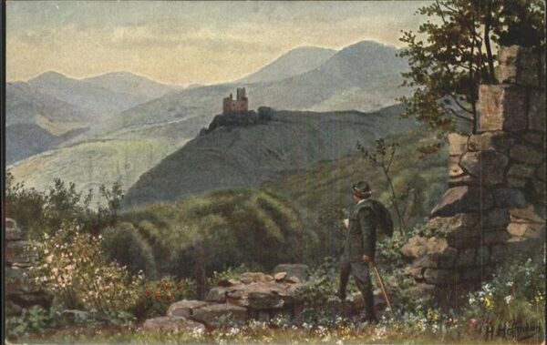 Hoffmann Heinrich Spesburg Hohwald Vogesenserie I Blatt 5