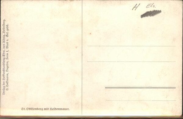 Hoffmann Heinrich St. Idilienberg Heidenmauer Vogesenseri – Bild 2