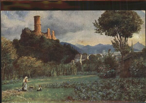 Hoffmann Heinrich Nr. 106 Ruine Godesberg Siebengebirge