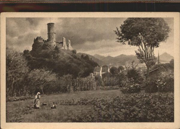 Hoffmann Heinrich Nr. 405 Ruine Godesberg Siebengebirge