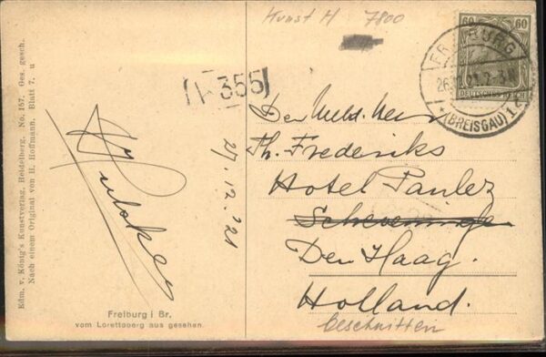 Hoffmann Heinrich Nr. 157 Freiburg im Breisgau – Bild 2