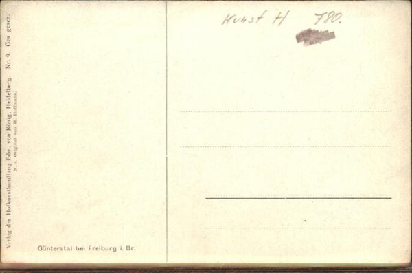 Hoffmann Heinrich Nr. 9 Günterstal bei Freiburg im Breisg – Bild 2
