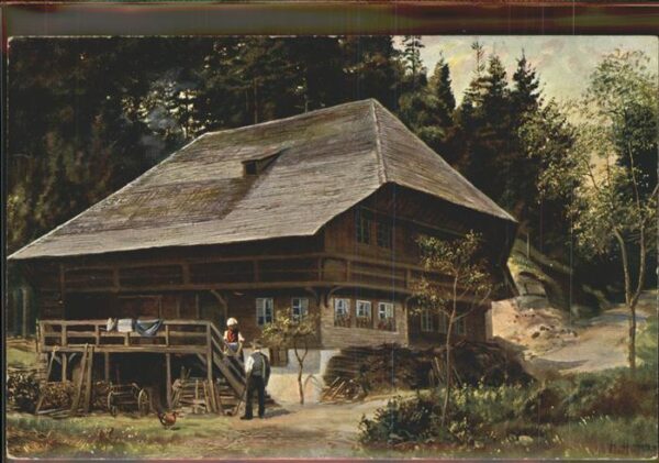 Hoffmann Heinrich Nr. 222 Schwarzwaldhaus Todtmoos