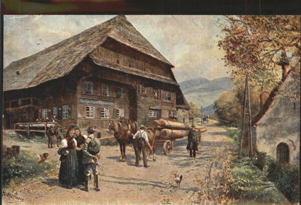 Hoffmann Heinrich Nr. 211 Höllental Gasthaus zum Himmelre