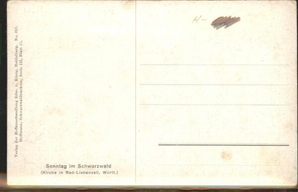 Hoffmann Heinrich Nr. 252 Bad-Liebenzell Kirche – Bild 2