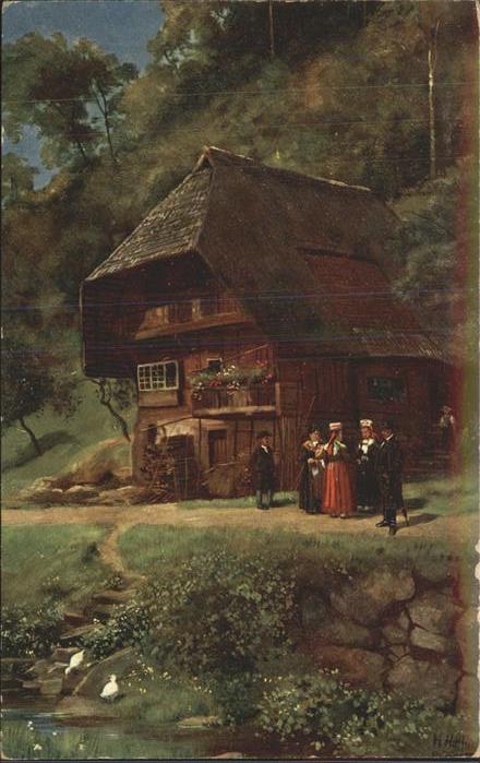 Hoffmann Heinrich Nr. 184 Schapbachtal Schwarzwaldhaus