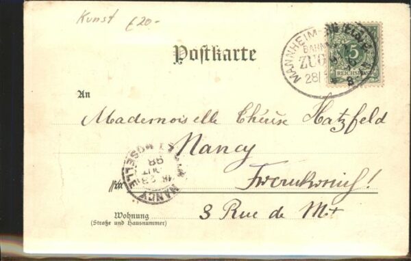 Hoffmann Heinrich Heidelberg Brücke Boote Festzug – Bild 2