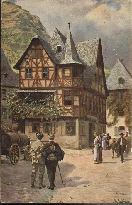 Hoffmann Heinrich Nr. 104 Bacharach Das alte Haus