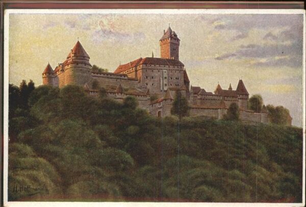 Hoffmann Heinrich Hohkönigsburg Vogensenserie III Blatt 1