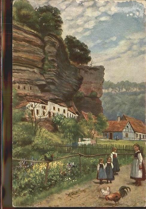 Hoffmann Heinrich Nr. 290 Graustal Felsenwohnungen Vogese