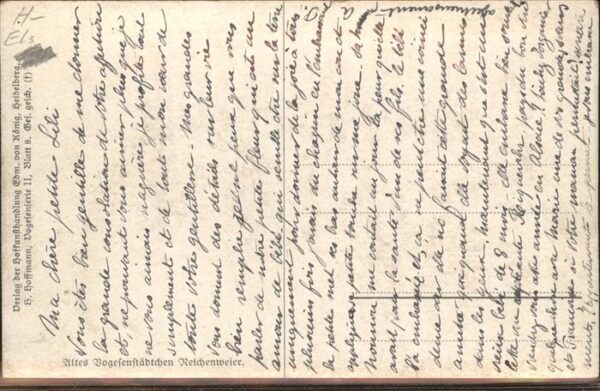 Hoffmann Heinrich Vogesenstädtchen Reichenweier Weinberg – Bild 2