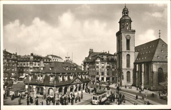 Strassenbahn Frankfurt am Main Hauptwache Katharinen