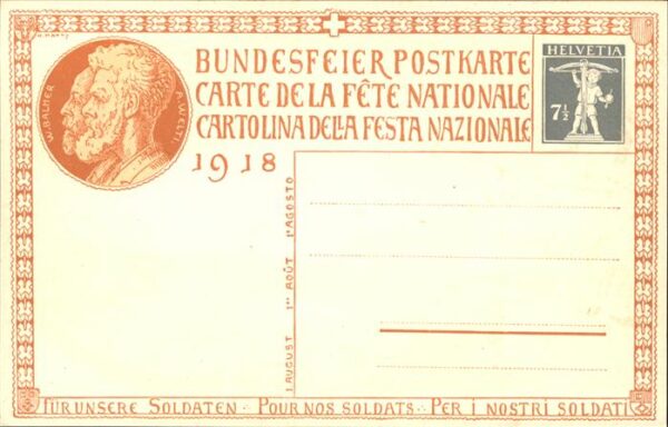 Bundesfeier Schweiz Soldaten W. Balmer A. Welti – Bild 2