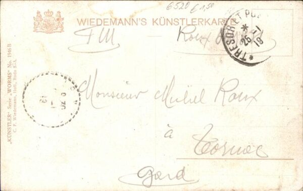 Verlag Wiedemann WIRO Nr. 1946 B Worms Lutherdenkmal – Bild 2