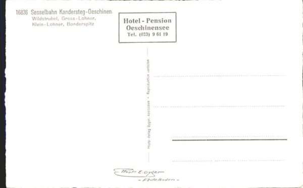 Sessellift Kandersteg-Oeschinen Wildstrubel – Bild 2