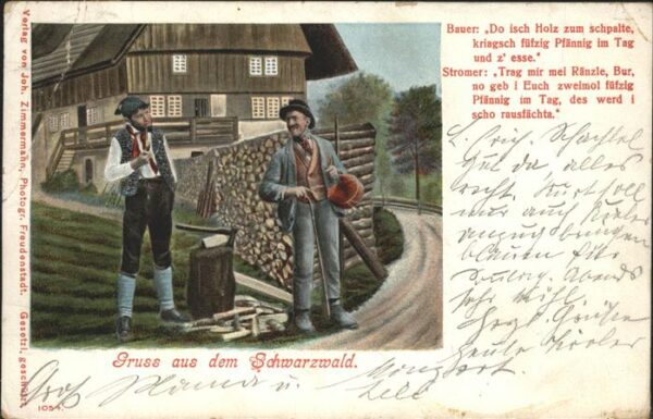 Pfeife Schwarzwald Holzfäller