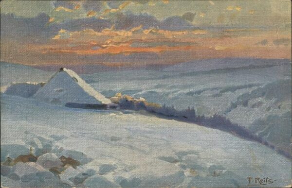 Reiss Fritz Nr. 6 Winter Berge Schnee