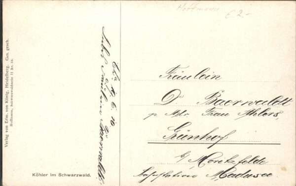 Hoffmann Heinrich Nr. 10 Köhler Schwarzwald – Bild 2
