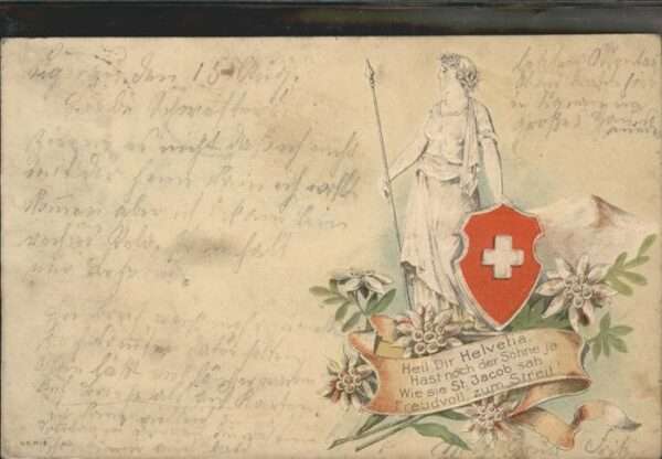Helvetia Wappen Edelweiss