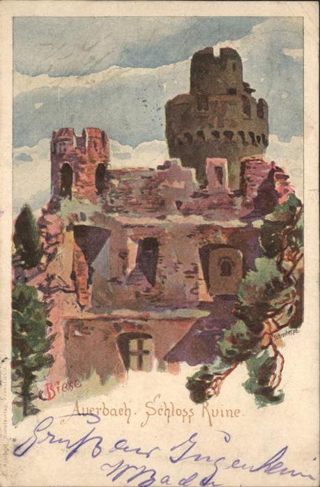 Biese Carl Karl Auerbach Schloss Ruine