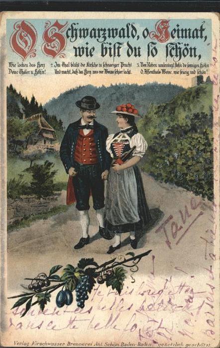 Trachten Schwarzwald Poesie