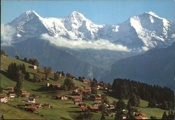 Beatenberg Waldegg Panorama Eiger Mönch Jungfrau