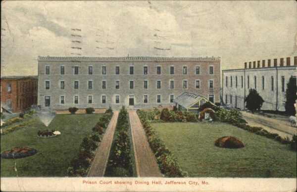 Jefferson City Montana Prison Court showing Dining Hall