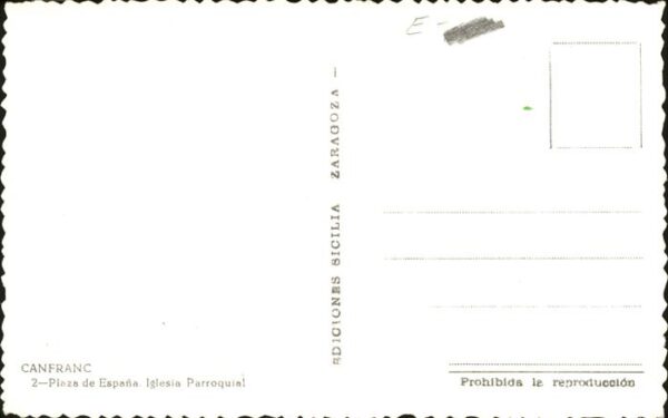 Canfranc Plaza de Espana Iglesia Parroquial – Bild 2