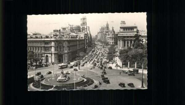 Madrid Spain Plaza Fuente de la Cibeles Calle de Alc